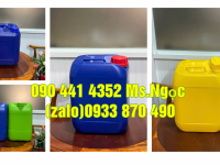 Can nhựa 20 lít đựng dung dịch dễ cháy, can nhựa 25 lít đựng hóa chất sinh khí 