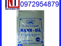 Túi PE đựng đá sạch, bao bì nước đá in ấn theo yêu cầu