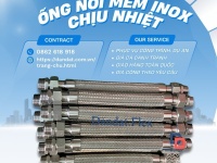 Ống Nối Mềm Inox Chịu Nhiệt – Giải Pháp Kết Nối An Toàn Cho Hệ Thống Công Nghiệp