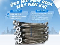 Ống Nối Mềm Inox Chịu Nhiệt – Giải Pháp Kết Nối An Toàn Cho Hệ Thống Công Nghiệp