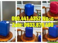 Can nhựa 10 lít đựng dung môi, can nhựa 20 lít đựng nước giặt, xả vải 