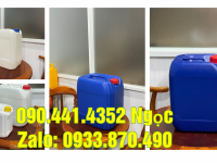 Can nhựa 10 lít đựng dung môi, can nhựa 20 lít đựng nước giặt, xả vải 
