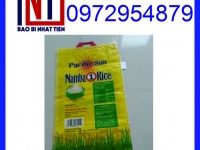Cung cấp bao PP dệt đựng gạo 5kg, bao bì gạo 5kg PP dệt