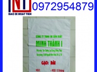 Bao PP dệt đựng gạo 50kg in ấn giá rẻ, sản phẩm chất lượng tốt