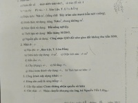 CHÍNH CHỦ BÁN NHANH LÔ ĐẤT CÓ SẮN NHÀ CẤP 4 Vị trí 2 mặt tiền đường nhựa tp Bảo Lộc tỉnh Lâm Đồng