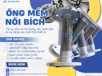 Ống Mềm Dẫn Hơi Chịu Nhiệt Và Ống Chống Rung Máy Nén Khí