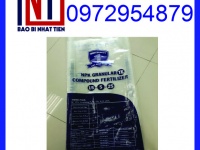 Bao PP dệt đựng phân bón 25kg in ấn theo yêu cầu, thiết kế miễn phí