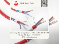 Altek Kabel: Cáp chống cháy, chống nhiễu 2 lõi