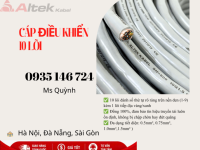 Cáp điều khiển 10 lõi Altek Kabel 10x0.5, 10x0.75. 10x1.5