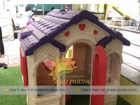 Nhà chơi cổ tích bằng nhựa cho trẻ em mầm non
