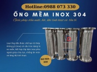 Ống Mềm Inox Chịu Nhiệt | Ống Nối Mềm Kim Loại - Chịu Áp Cao, Chống Rung