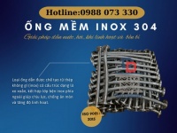 Ống Mềm Inox Chịu Nhiệt | Ống Nối Mềm Kim Loại - Chịu Áp Cao, Chống Rung