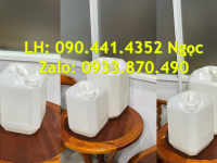 Gía can nhựa 25 lít, can 20 lít đựng thuốc tẩy, can nhựa 10 lít xanh đựng chất tẩy rửa 