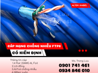 Cáp mạng chống nhiễu FTP6 Altek Kabel chính hãng tại Hà Nội, Đà Nẵng, Sài Gòn