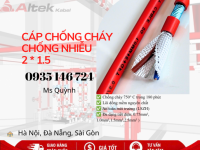 Cáp chống cháy chống nhiễu Altek Kabel 2x1.5 180 phút