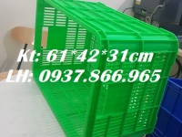 Sọt nhựa, sọt nguyên sinh trong kho lạnh, sọt chứa hải sản