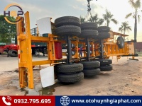BÁN RƠ MOOC CỔ CÒ CIMC HUAJUN 45 FEET 3 TRỤC TẢI 33 TẤN GIÁ TỐT