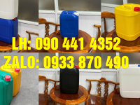 Can nhựa 24 lít đựng chất phụ trợ cho sơn, can nhựa 25 lít đựng thành phần tẩy trắng 