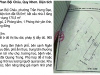 HOT HOT–CHÍNH CHỦ BÁN GẤP NHÀ MẶT TIỀN Đường Phan Bội Châu, P.Trần Hưng Đạo, TP.Quy Nhơn, Bình Định