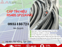 Cáp tín hiệu RS485 1 Pair 22AWG Altek Kabel dùng cho hệ thống solar