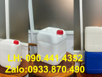 Can 25 lít đựng thực phẩm, can nhựa 20 lít đựng hóa chất, can nhựa vuông 10 lít 