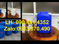 Can 25 lít đựng thực phẩm, can nhựa 20 lít đựng hóa chất, can nhựa vuông 10 lít 