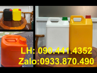 Can vuông 5 lít có vạch chia, can nhựa 2 lít đựng hóa chất nắp garenti thoát khí
