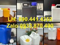 Can vuông 5 lít có vạch chia, can nhựa 2 lít đựng hóa chất nắp garenti thoát khí
