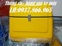 Thùng giao đồ ăn vặt, thung ship, thùng composite, giá thùng chở hàng bao nhiêu
