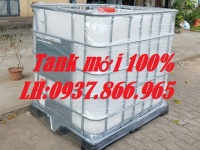 Thùng chứa dung dịch lỏng cỡ lớn, thùng ibc, tank có khung thép hàng cũ