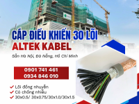 Nhà phân phối cáp điều khiển Altek Kabel 30 lõi chống nhiễu