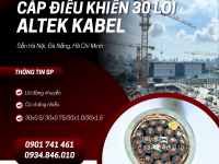 Nhà phân phối cáp điều khiển Altek Kabel 30 lõi chống nhiễu