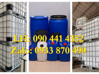 Gía bồn nhựa ibc 1000 lít qua sử dụng, thùng nhựa 1000 lít trắng có khung thép tại TPHCM 