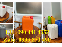 Can nhựa 20 lít đựng dầu ăn, can nhựa 10 lít đựng nước đường 