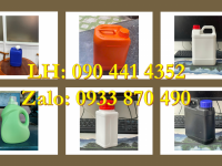 Vỏ can nhựa 2 lít đựng hóa chất, can nhựa 5 lít đựng chất điều chỉnh PH 