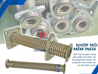 Khớp nối chống rung inox, khớp nối chống rung inox mặt bích, khớp nối mềm công nghiệp