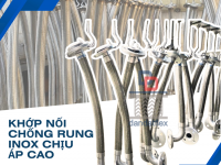 Khớp nối giảm rung, khớp nối mềm giảm rung inox, khớp nối chống rung máy bơm