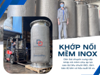 Khớp nối giảm rung, khớp nối mềm giảm rung inox, khớp nối chống rung máy bơm