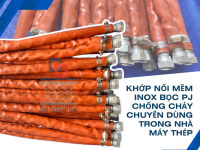 Khớp nối mềm rắc co ren, khớp nối mềm inox 2 đầu rắc co, khớp nối mềm vi sinh inox