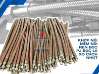 Khớp nối mềm rắc co ren, khớp nối mềm inox 2 đầu rắc co, khớp nối mềm vi sinh inox