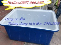 Bồn 2 lớp, Thùng đựng hóa chất có 2 lớp, thùng dung tích 500l