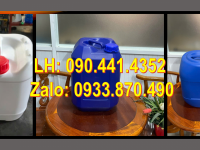 Can nhựa 20 lít đựng thuốc nhuộm vải, vỏ can nhựa 25 lít đựng chất phụ gia sơn gel 