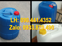 Can nhựa 20 lít đựng thuốc nhuộm vải, vỏ can nhựa 25 lít đựng chất phụ gia sơn gel 