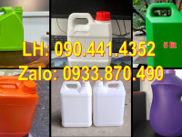 Can nhựa 1 lít tròn, can nhựa 2 lít đựng thuốc diệt côn trùng, can nhựa 5 lít đựng nông dược 
