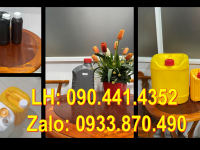 Can nhựa 1 lít tròn, can nhựa 2 lít đựng thuốc diệt côn trùng, can nhựa 5 lít đựng nông dược 