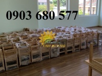 Bàn ghế trẻ em bằng gỗ cho Trường mầm non, lớp mẫu giáo