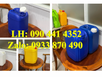 Gía can nhựa 20 lít đựng dầu, can 25 lít đựng bazơ, can nhựa 30 lít đựng axit thoát khí 