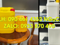 Can nhựa 1 lít đựng tinh dầu, can nhựa 2 lít đựng mật ong, can nhựa 5 lít đựng mật đường 