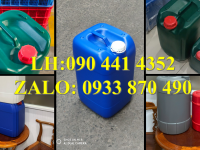 Bán can nhựa 20 lít, thùng nhựa 25 lít đựng HCl, can nhựa 30 lít đựng H2S04