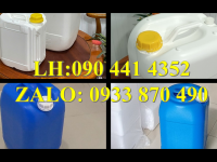 Bán can nhựa 20 lít, thùng nhựa 25 lít đựng HCl, can nhựa 30 lít đựng H2S04
